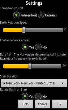 Dande Weather3D beta 0.92 screenshot 2