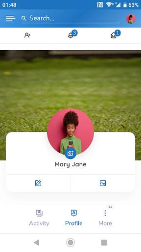 Scrollforth Social Network - Blog and make friends screenshot 1