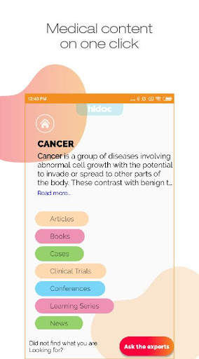 Hidoc Dr. - Medical Learning App for Doctors स्क्रीनशॉट 2