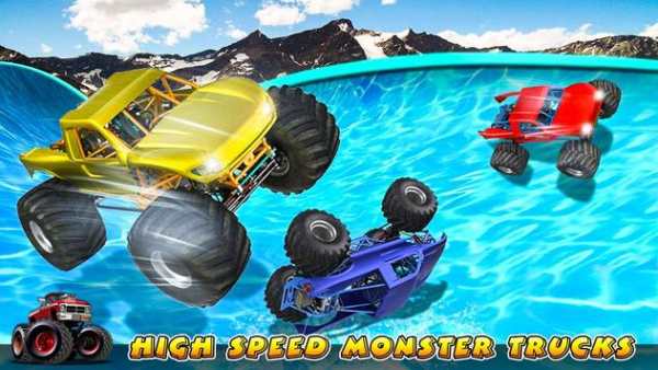 Xtreme Monster Truck Waterslide Race screenshot 5