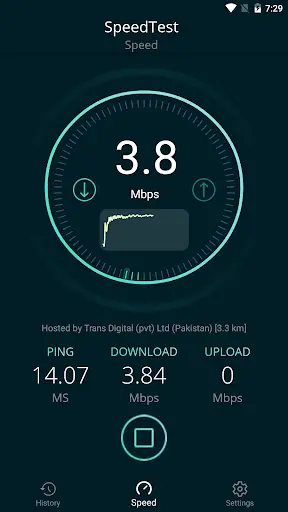 SpeedTest - Internet Speed Test for 3G, 4G & WiFi screenshot 2