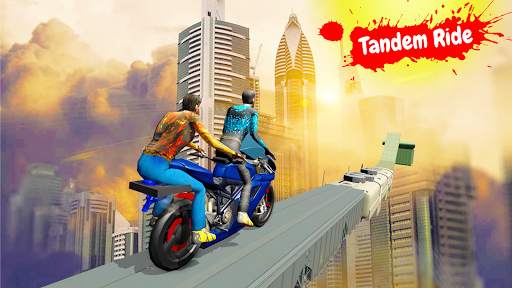 Bike Stunt race offline riding game screenshot 4