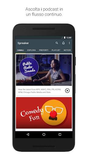 Spreaker Podcast Player - Ascolta podcast screenshot 1