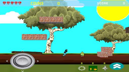 8 bit jump gioco Super Jump Ninja Shadow arcade screenshot 1