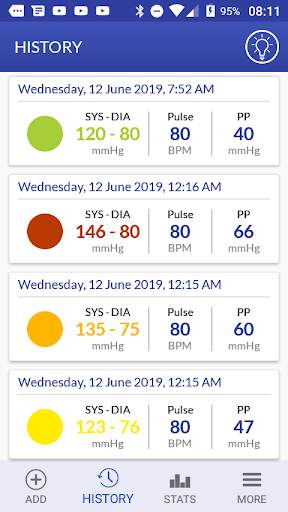 Blood Pressure Log - BP Tracker screenshot 2