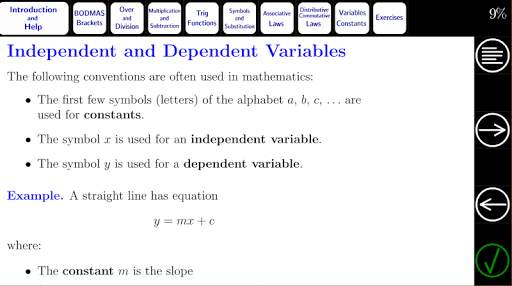 Algebra Tutorial 1: Basics скриншот 6