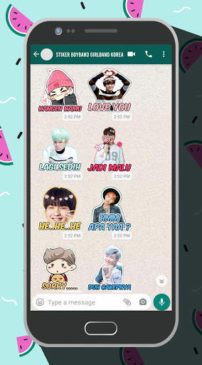 Stiker Boy Band & Girl Band Korea Imut Terbaru screenshot 8