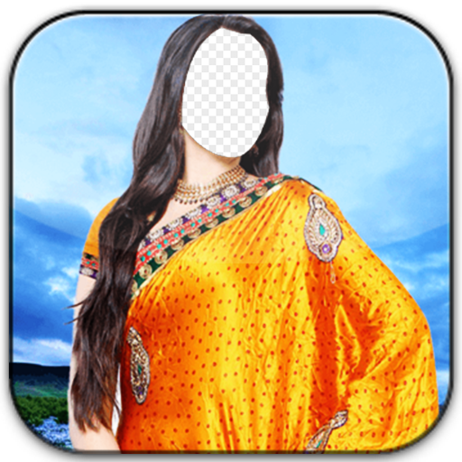 Indian Saree Photo Montage icon
