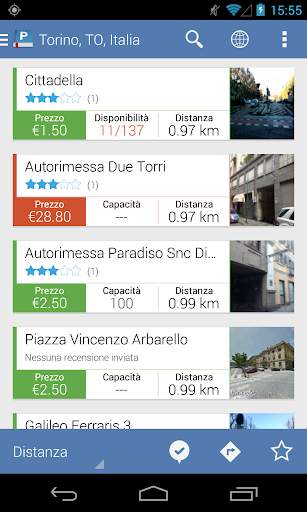 Parkopedia Parcheggi screenshot 2