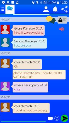 Mangango Messenger screenshot 2