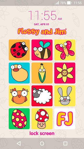 Flossy and Jim Lock Screen 6 تصوير الشاشة
