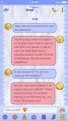 Doodle Emoji Keyboard Theme screenshot 4