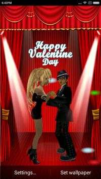 Valentine Dance Live Wallpaper screenshot 1