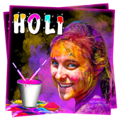 Happy Holi Photo Editor icon