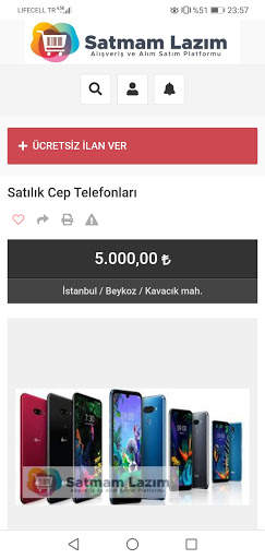 Satmam Lazım | İkinci El Eşya, Araba, Konut Al Sat screenshot 1