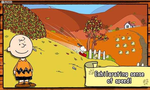 Snoopy Downhill Dash скриншот 4