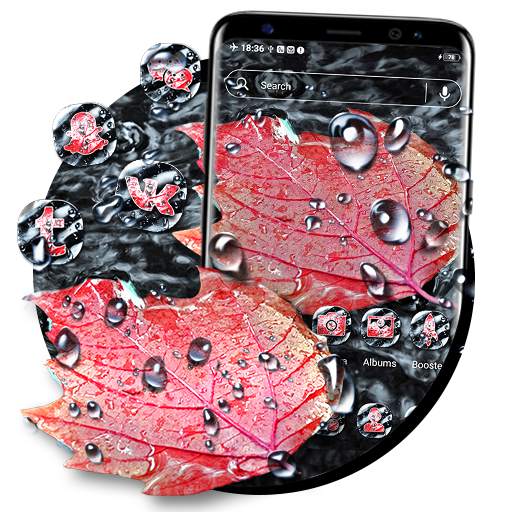 Autumn Leaves Water Launcher Theme 1.0.1