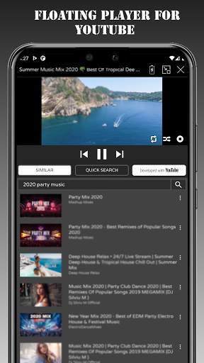 Floating Music Player for Youtube screenshot 2