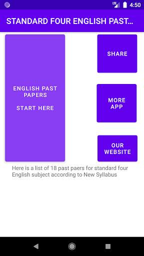 SATANDARD FOUR ENGLISH PAST PAPERS NEW SYLLABUS screenshot 4