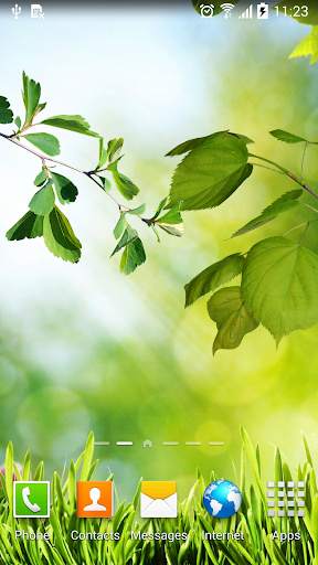 Leaves Live Wallpaper screenshot 2