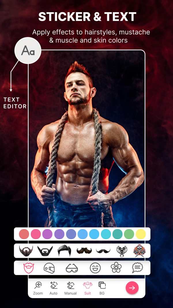 Body Builder Photo Suit Editor screenshot 2