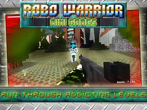 Robo Warrior Mini Games स्क्रीनशॉट 1