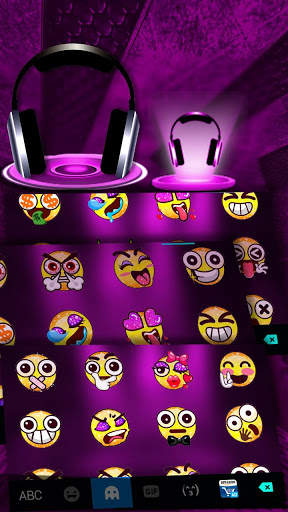 Hologram 3d Tech Stage Keyboard Theme screenshot 3