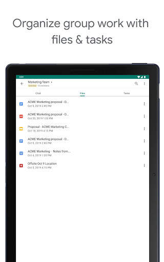 Google Chat screenshot 12