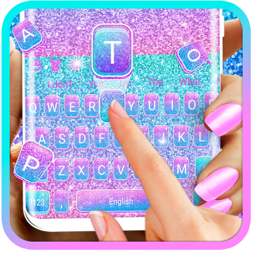 Colorful Glitter Dreamy Keyboard icon
