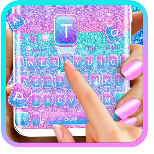 Colorful Glitter Dreamy Keyboard 10001002