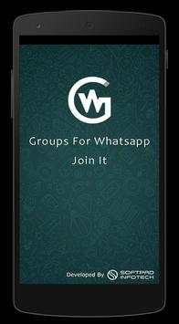 Groups For Whatsapp - Join It screenshot 1