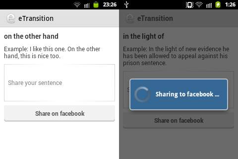 English Transitional Words screenshot 2