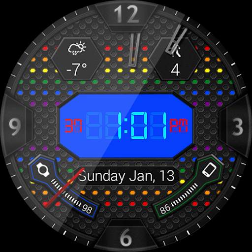 LED Hex HD Watch Face screenshot 17