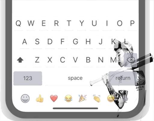 Jay Park Keyboard Theme screenshot 4