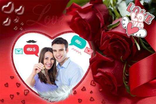 Romantic Love Photo Frame Editor screenshot 2