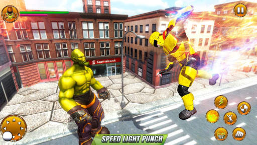 Grand Speed Robot Iron Hero Rescue Mission screenshot 4
