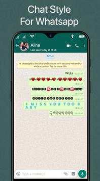 Chat Style For Whatsapp : Stylish Font & Text screenshot 2