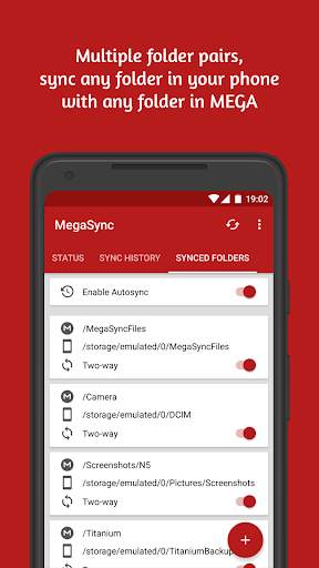 Autosync for MEGA - MegaSync 6 تصوير الشاشة