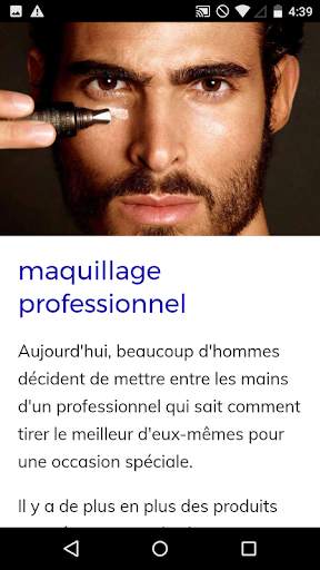 Cours de Maquillage pour Hommes screenshot 3