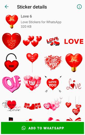 Love Stickers for WhatsApp ❤️❤️❤️ screenshot 8