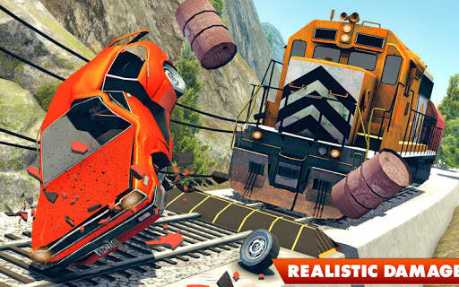 Train Vs Car Crash: Racing Games 2019 screenshot 8