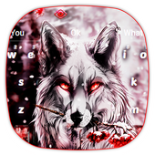 Wild Ice Wolf Keyboard Theme icon