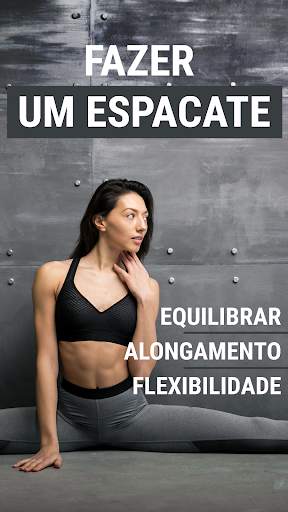 Exercícios de alongamento - fazer um espacate screenshot 1