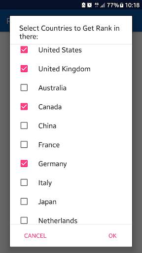 Rank of Apps on Google Play screenshot 4