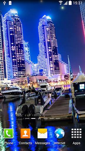 Dubai Night Live Wallpaper screenshot 2