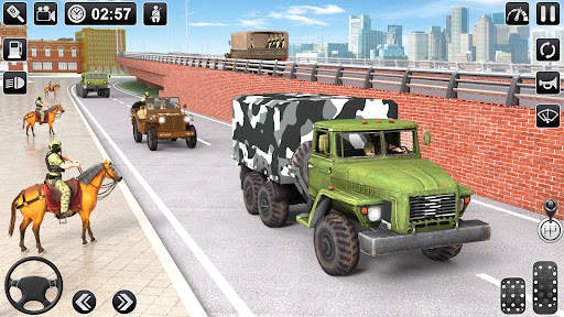 US Truck Driving Army Games screenshot 4