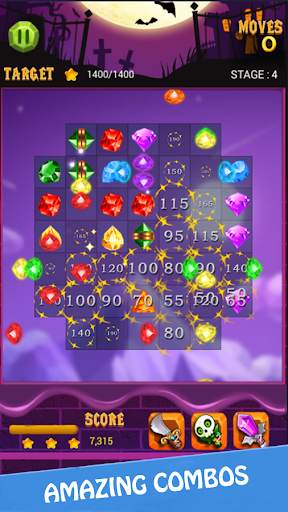 Witch Diamond Legend - Match 3 Jewel Games screenshot 3