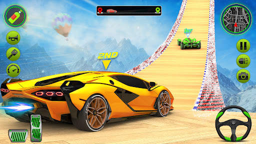 Impossible Mega Ramp Car Stunt screenshot 2