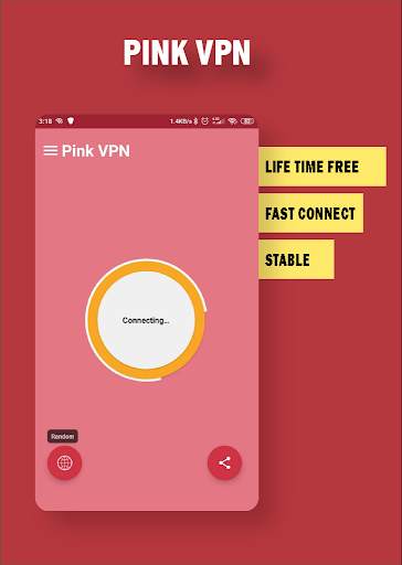 Pink VPN - Fast , Free , Secure , Unlimited VPN screenshot 4