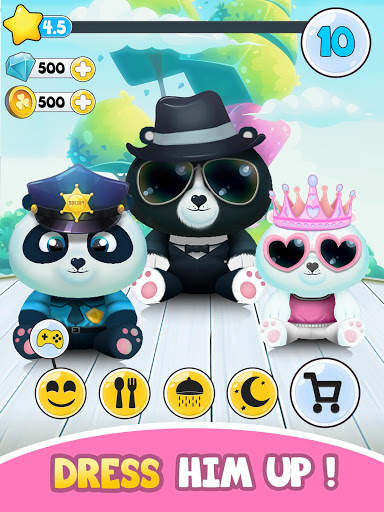 Pu - สัตว์เลี้ยงน่ารักหมีแพนด้าเกม screenshot 9
